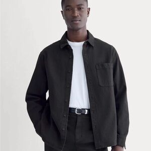 Everlane Men's Black Shirt Jacket